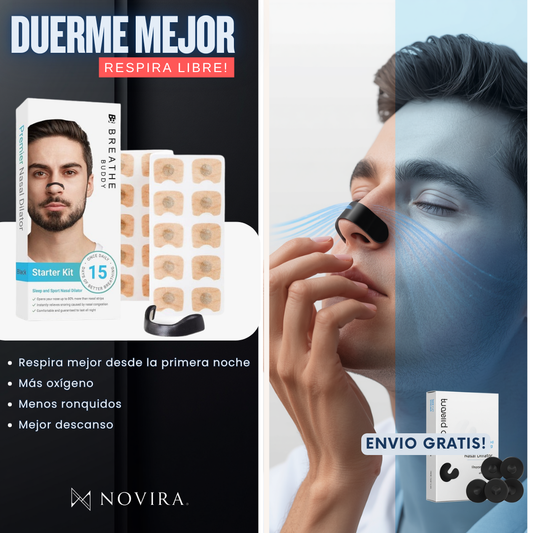 RespiraMax Banda Nasal Respiración✨